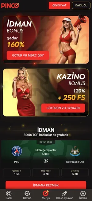 pinco mobil istifadə